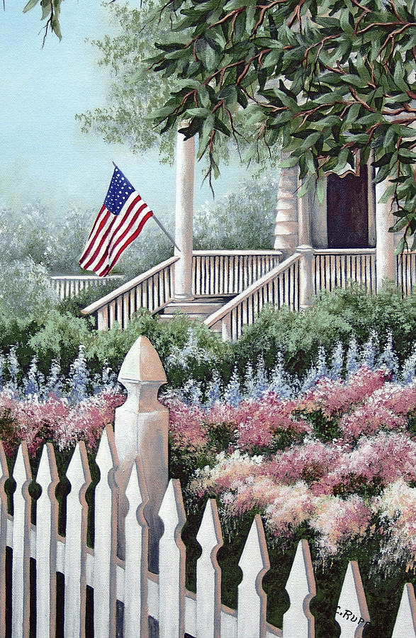 Holiday Painting - Ready For July 4th by Carol J Rupp