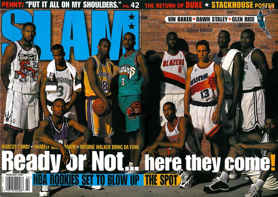 Ready or Not… here they come! NBA Rookies SLAM Cover Photograph by Getty Images