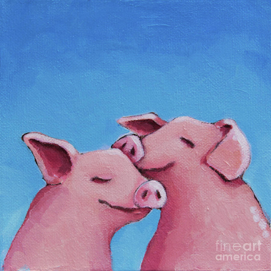 Real Friendships Painting by Lucia Stewart