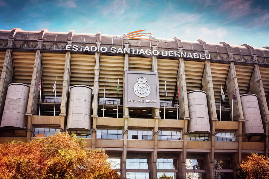 Real Madrid Santiago Bernabeu Stadium Madrid Spain  Photograph by Carol Japp