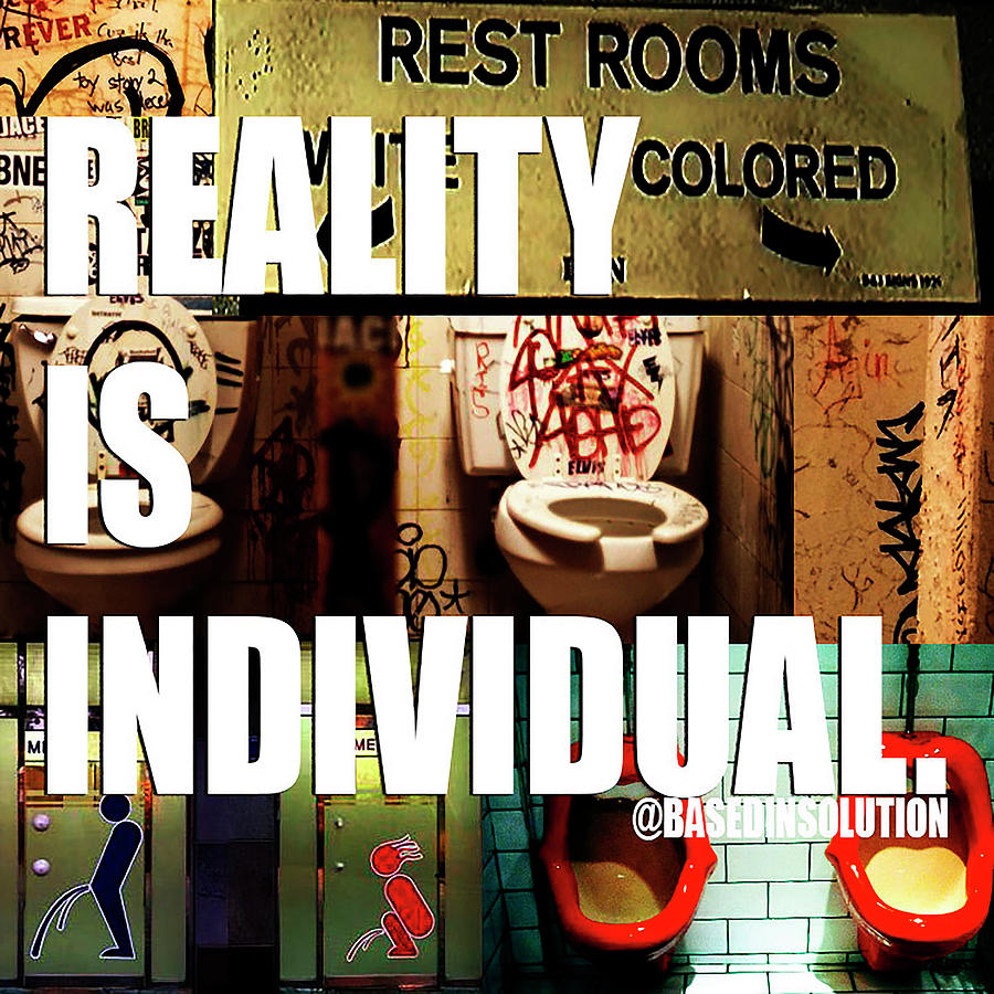 Reality Is Individual Digital Art by Gabby Tary