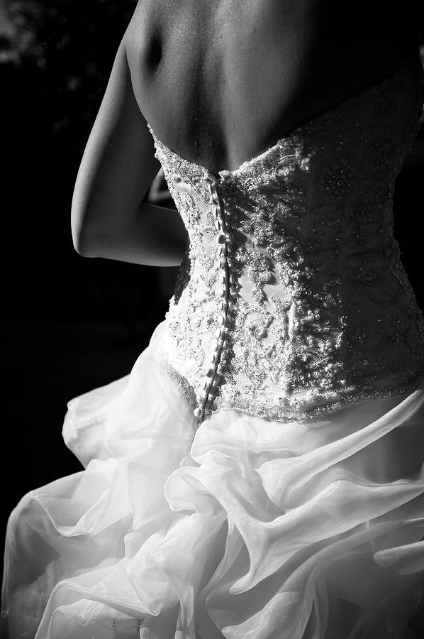 Rear View Of Bride Photograph by John B. Mueller Photography