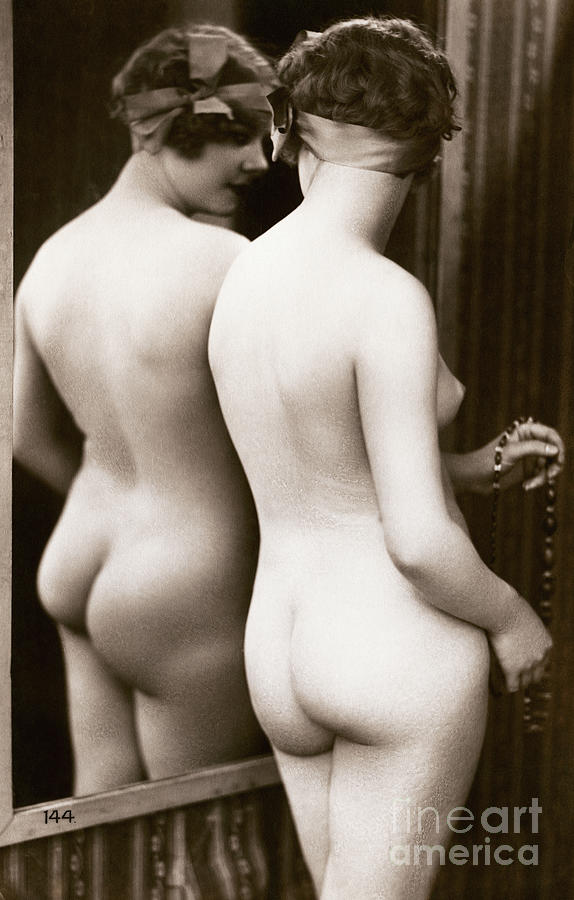 Rear View Of Nude Young Woman Standing Photograph by Bettmann