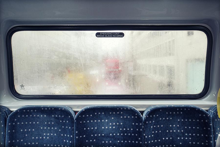 Rear Window Of Bus Photograph by Lluis Real - Fine Art America