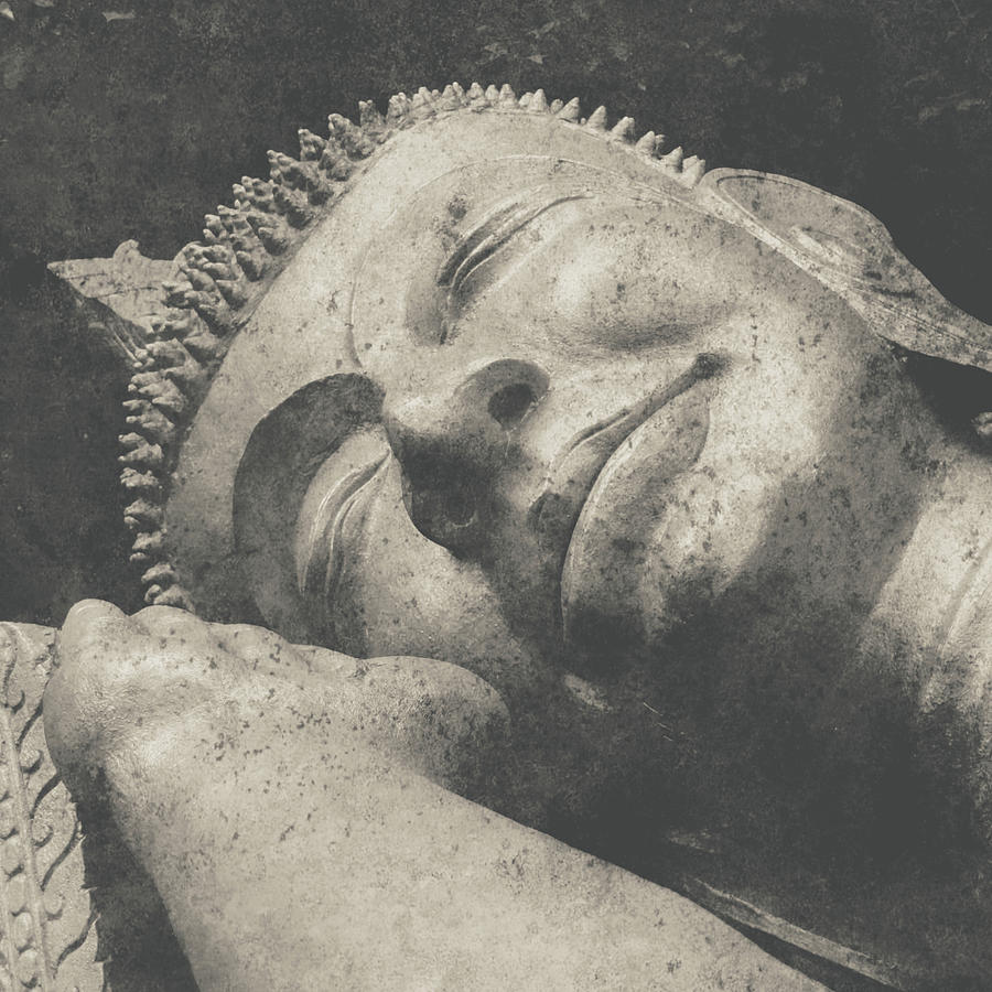 Buddha Photograph - Reclining Buddha by Wild Apple Portfolio