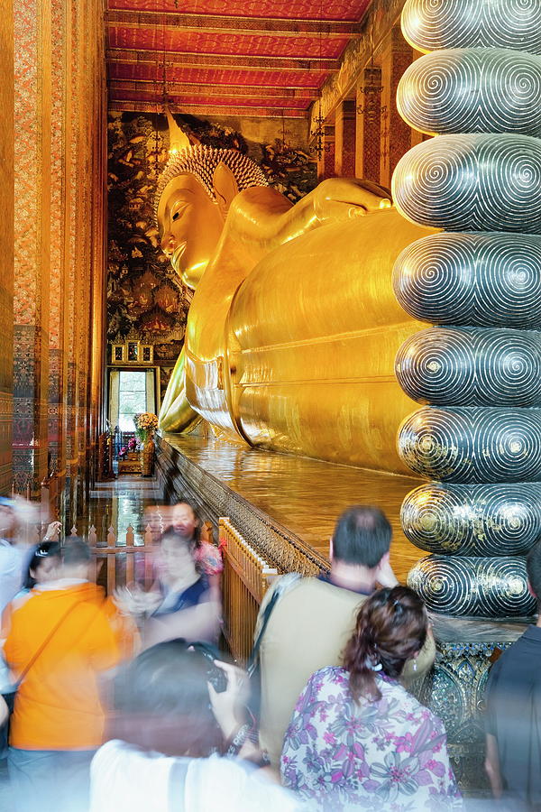 Reclining Golden Buddha In Wat Pho Photograph by Gavin Hellier / Robertharding Reclining Golden Buddha In Wat Pho Photograph by Gavin Hellier / Robertharding