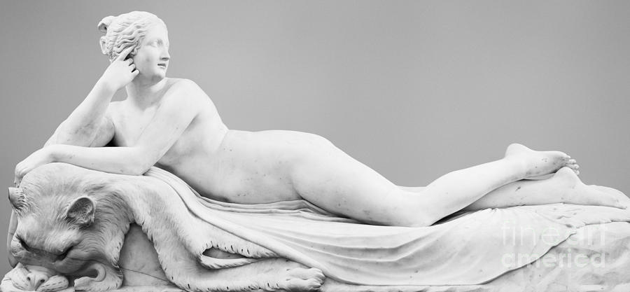 Reclining Naiad, nineteenth century  Detail  Sculpture by Antonio Canova