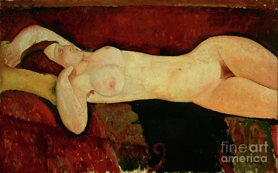 Reclining Nude C.1919 Painting by Amedeo Modigliani