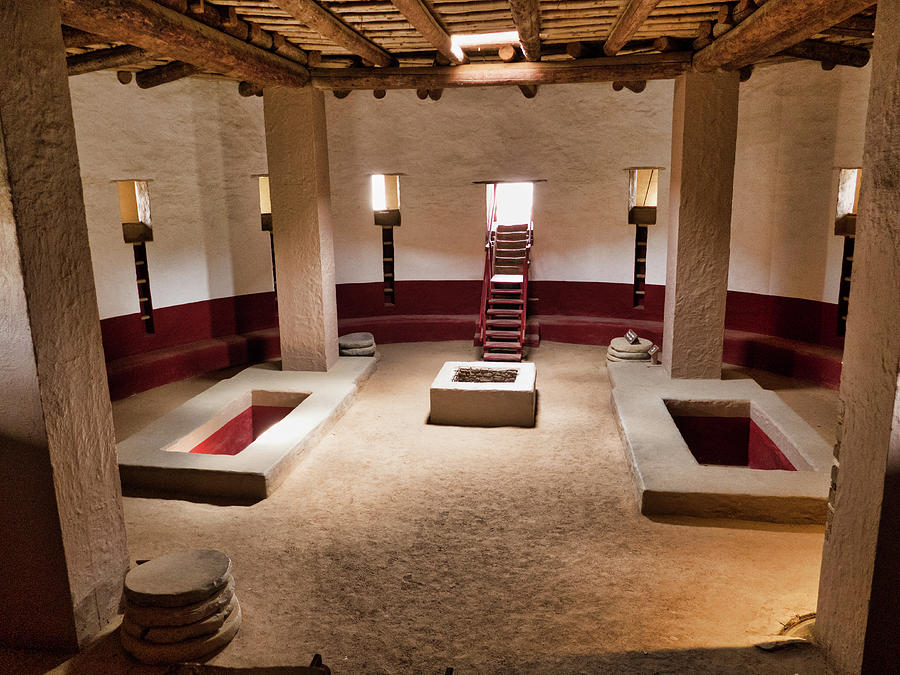 Reconstructed Kive, Aztec Ruin, NM Photograph by Segura Shaw Photography