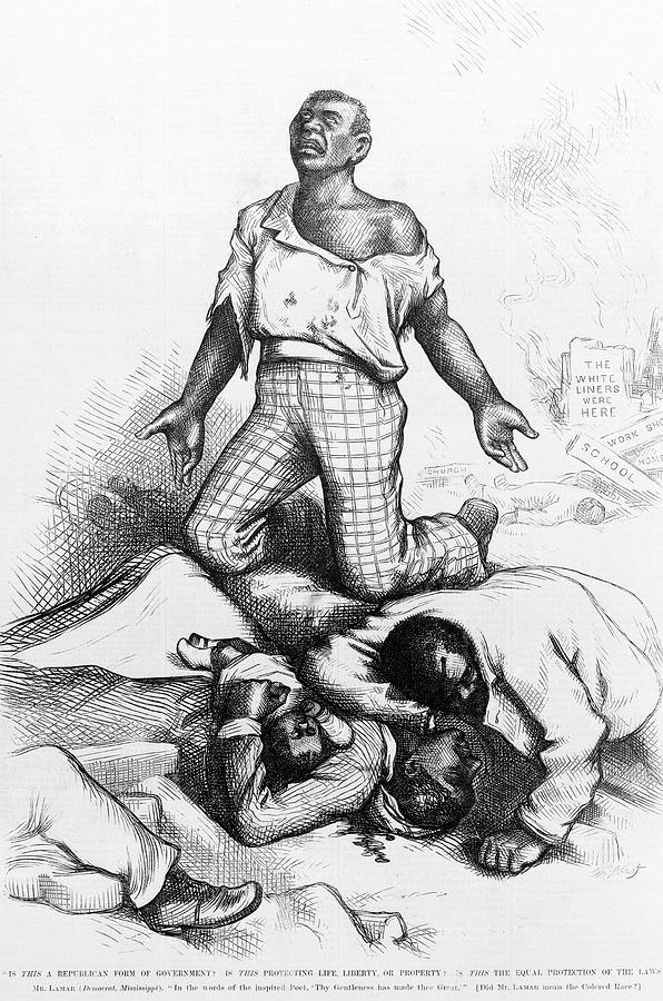 Reconstruction Era Illustration, Thomas Photograph by Science Source