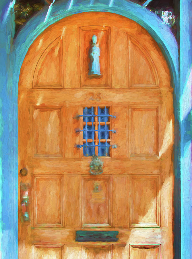 Rectory Door St Augustine 003 Photograph by Rich Franco