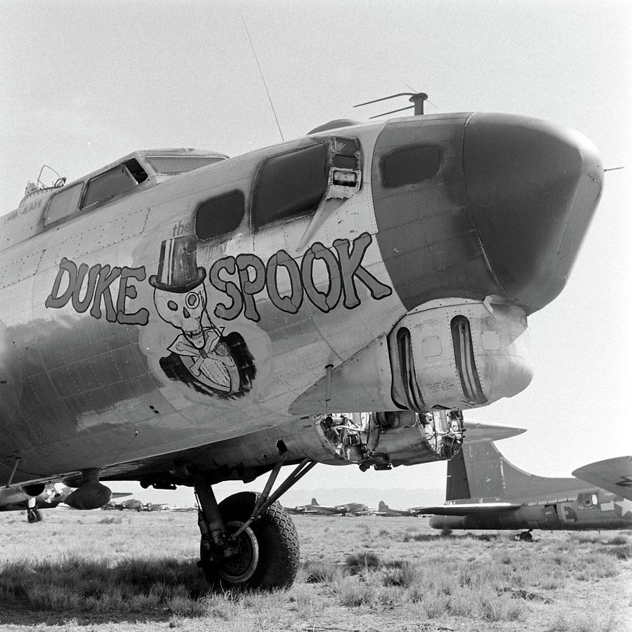 Murals Photograph - Recycling War Airplanes by Peter Stackpole