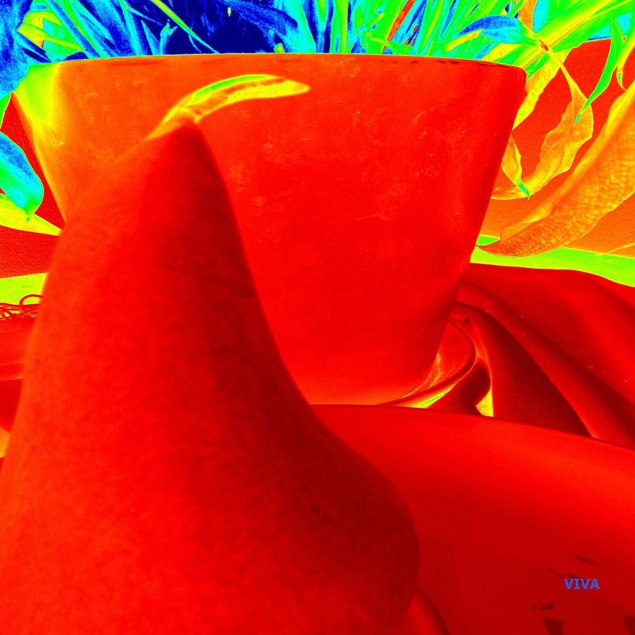 RED - POTS -ABSTRACT by VIVA Anderson RED - POTS -ABSTRACT by VIVA Anderson