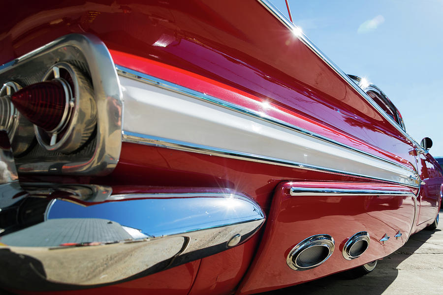 Red 1960 Chevy Low Rider Photograph by Robert VanDerWal - Pixels