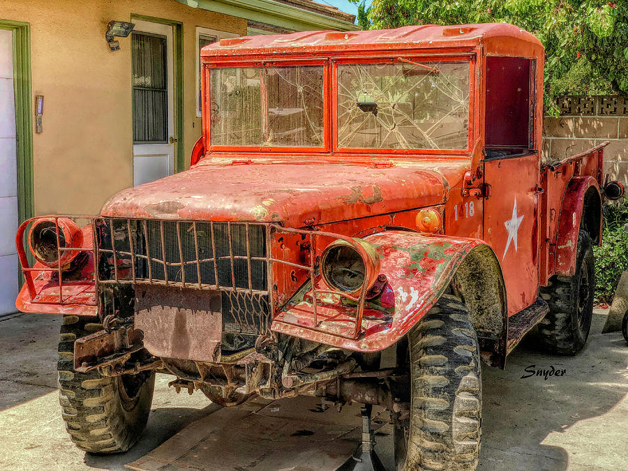 Red 4x4  Photograph by Floyd Snyder