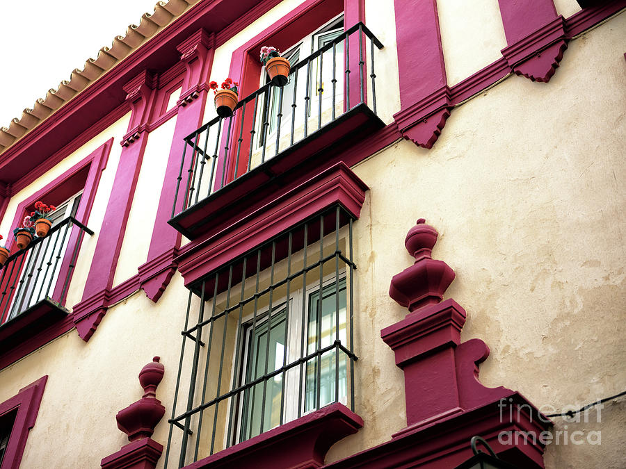 Red Accent in Seville by John Rizzuto Red Accent in Seville by John Rizzuto