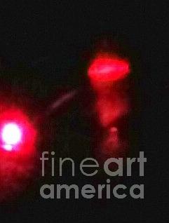Red Alien Probe Real Ghost Photograph by Delynn Addams