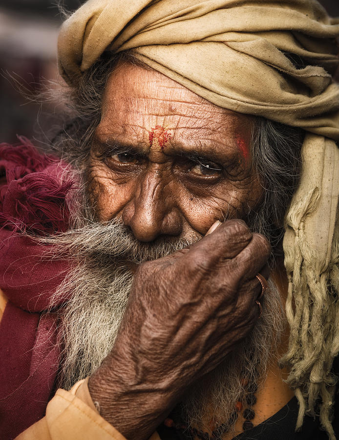 India Photograph - Red And Yellow by Nadav Jonas