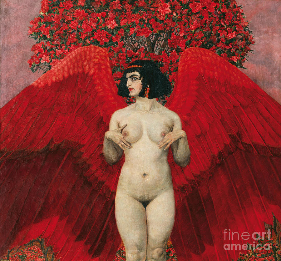 Red Angel, 1902 Drawing by Heritage Images