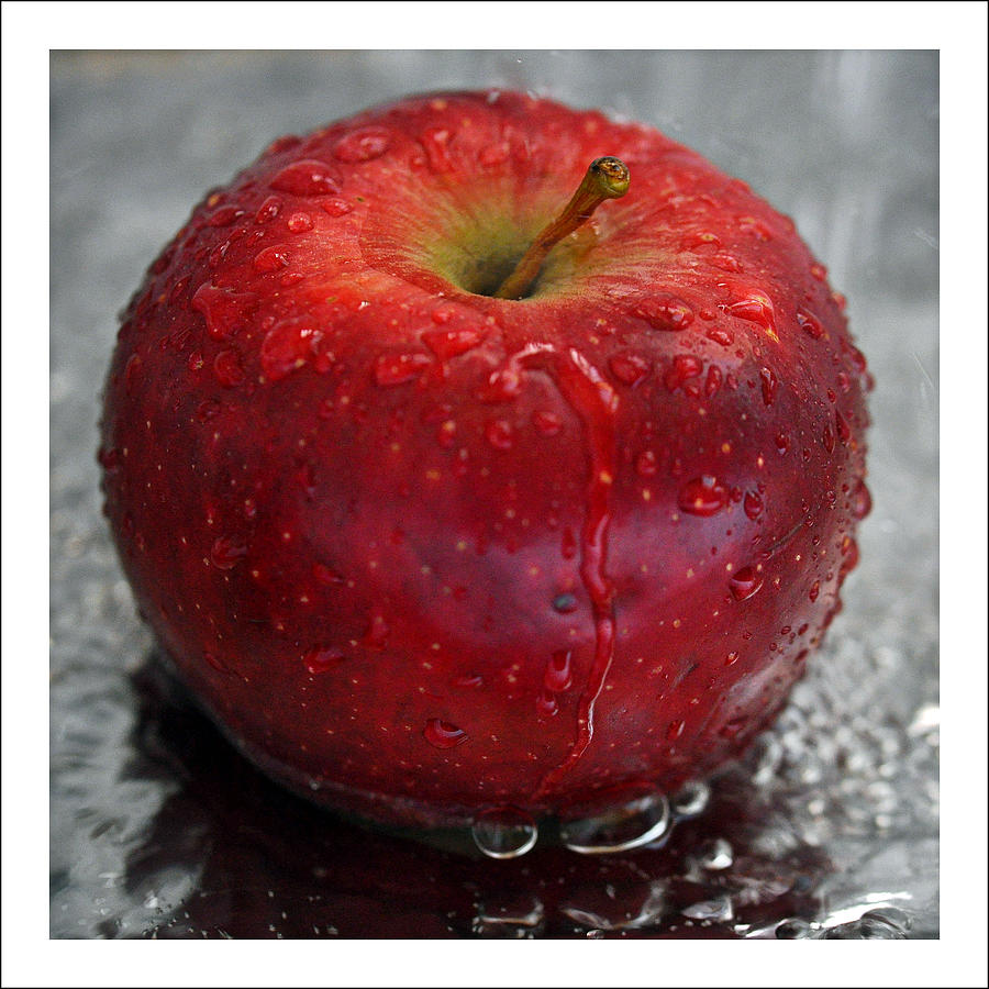 Red Apple Photograph by  Ta 
