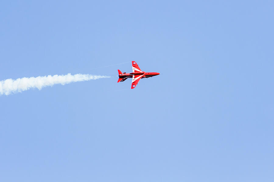 Red Arrow In Flight Photograph by Tanya C Smith