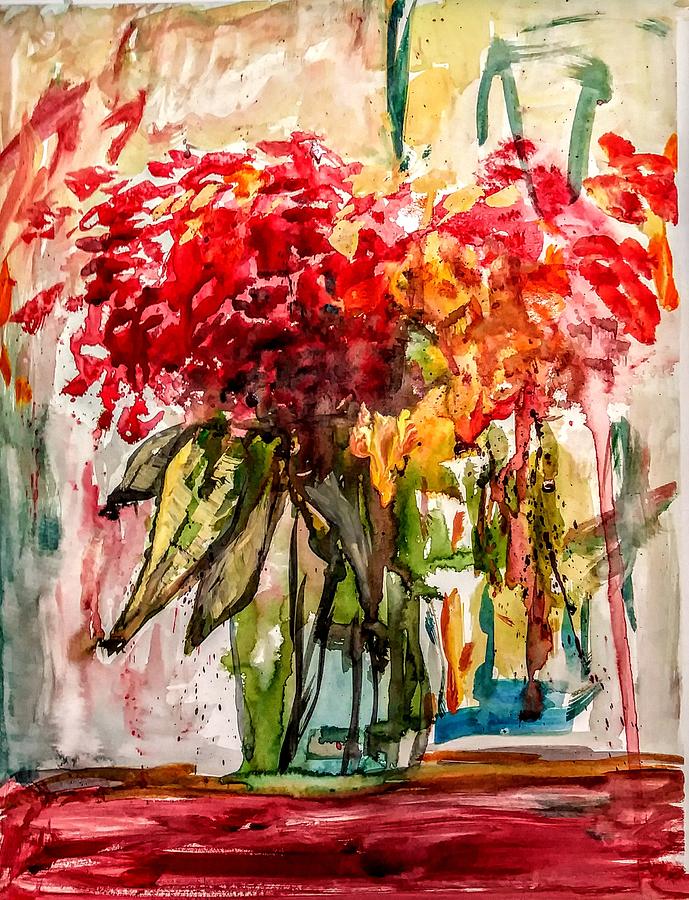 Red Assortment Painting by Mike Benton