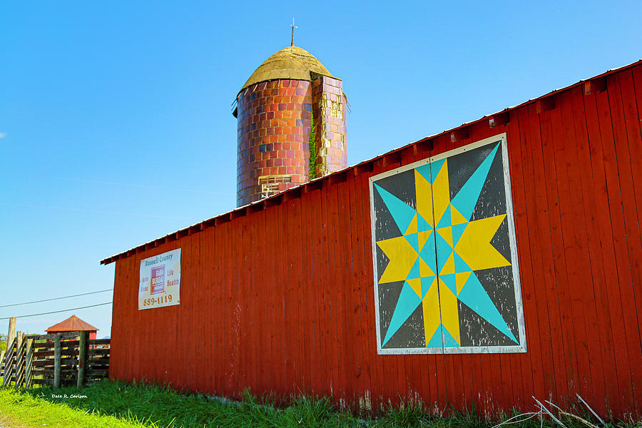 Red Barn Quilt  Photograph by Dale R Carlson