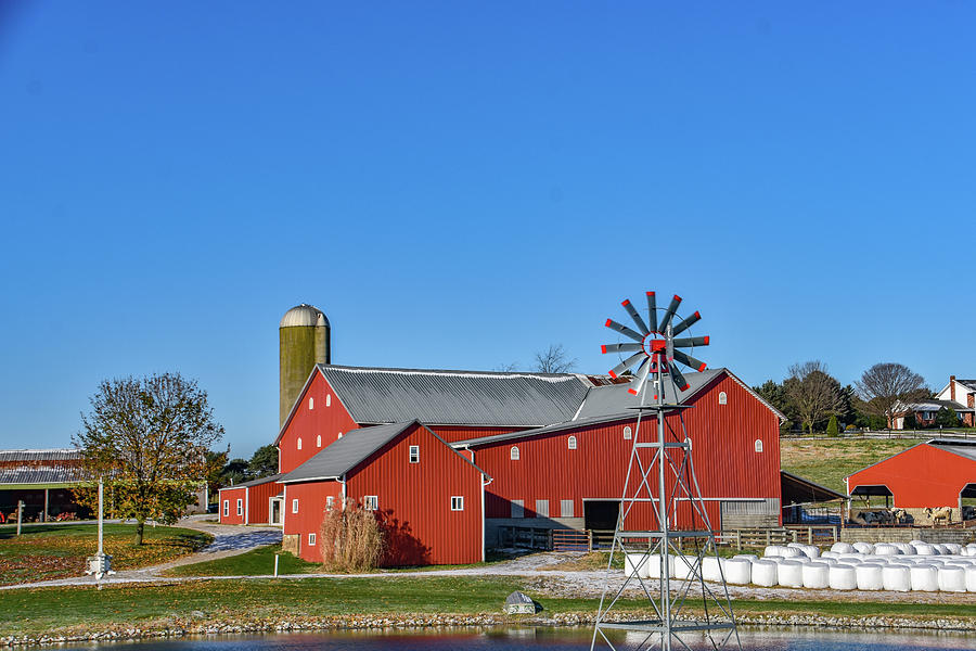 Red Barns Photograph by Michelle Wittensoldner