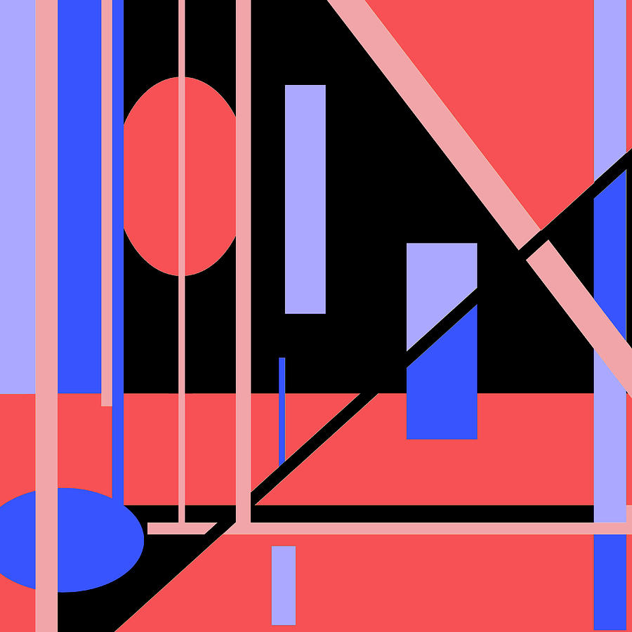 Red Black 012 by Elastic Pixels Red Black 012 by Elastic Pixels