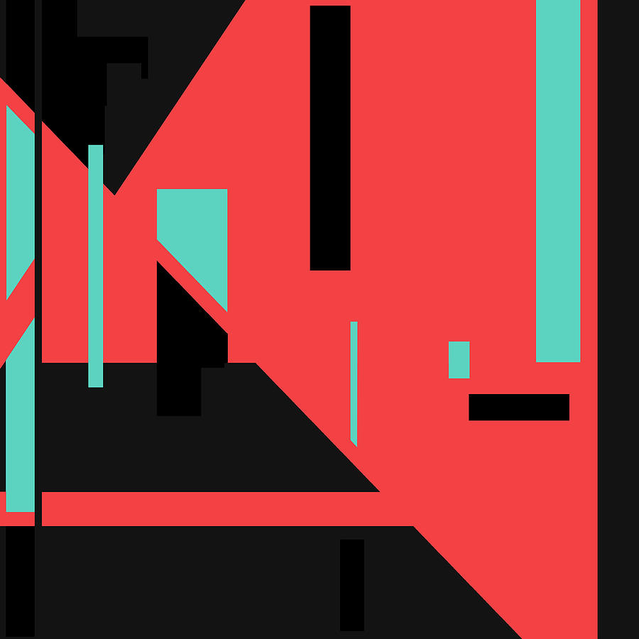Red Black 015 by Elastic Pixels Red Black 015 by Elastic Pixels