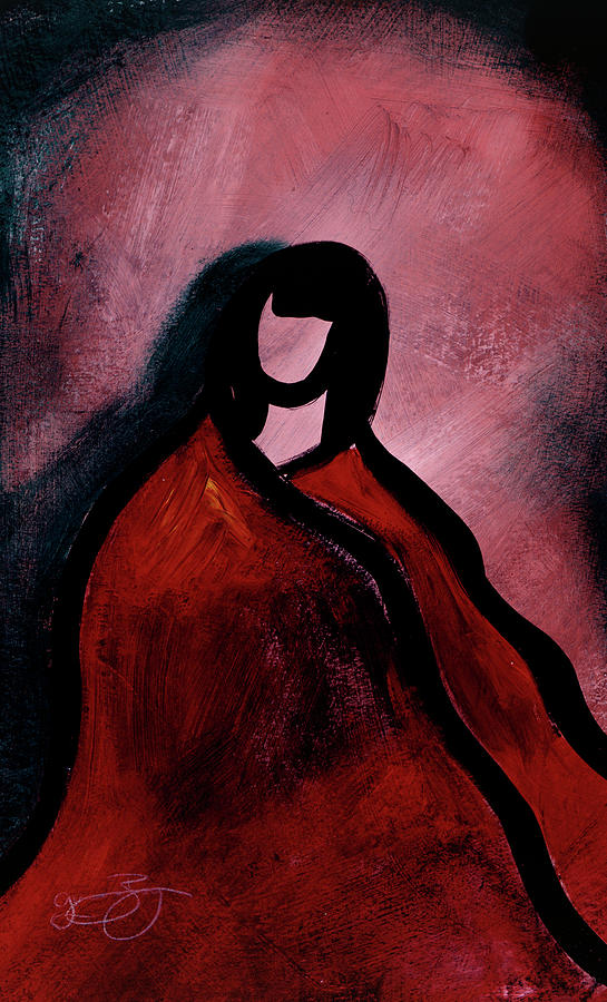 Red Mixed Media - Red Blanket by Lucas Boyd Red Mixed Media - Red Blanket by Lucas Boyd