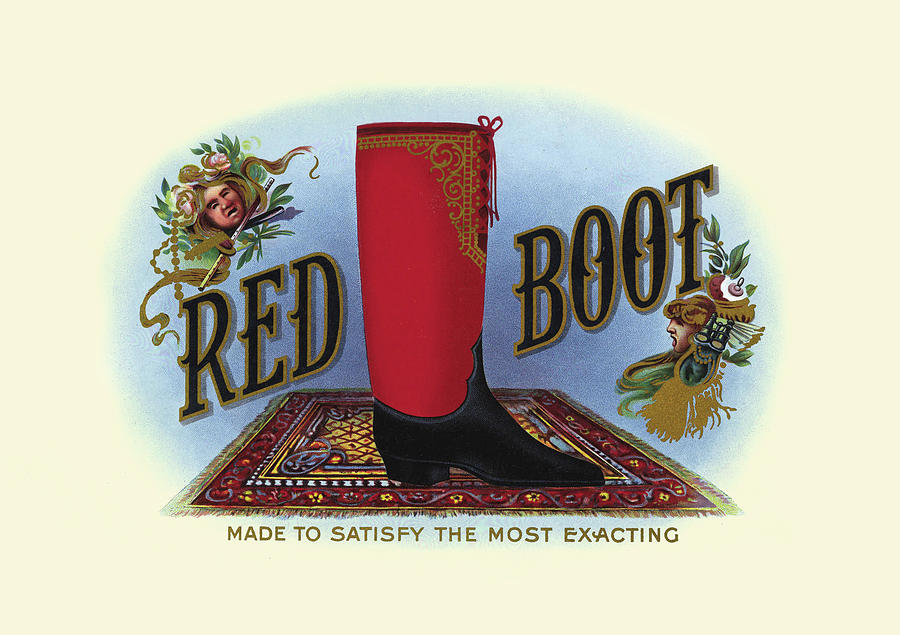 Red Boot Painting by Unknown