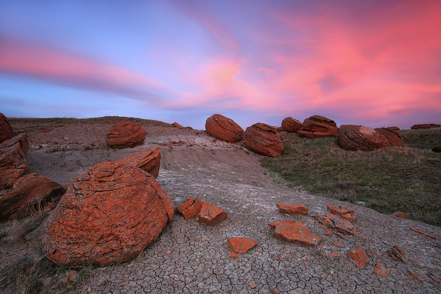 Red Boulders Photograph by Imaginegolf
