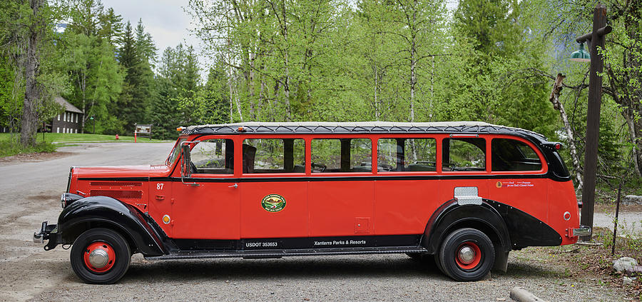 Red Bus Photograph by Paul Freidlund