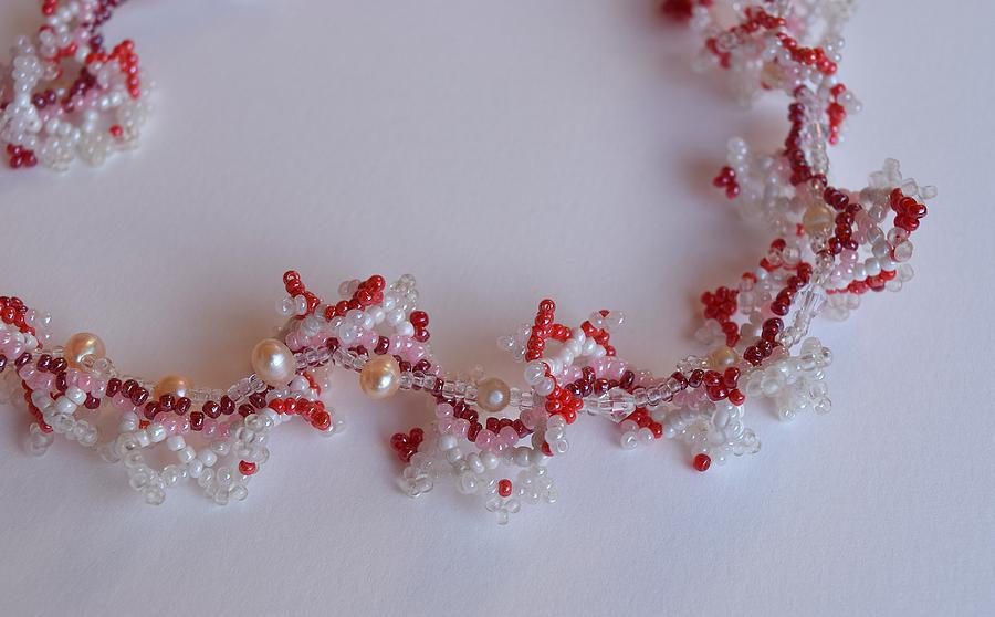 Christmas Jewelry - Red carpet necklace by Inessa Williams