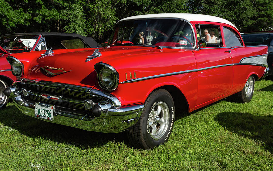 Red Chevy Bel Air Photograph by Bill Ryan | Fine Art America