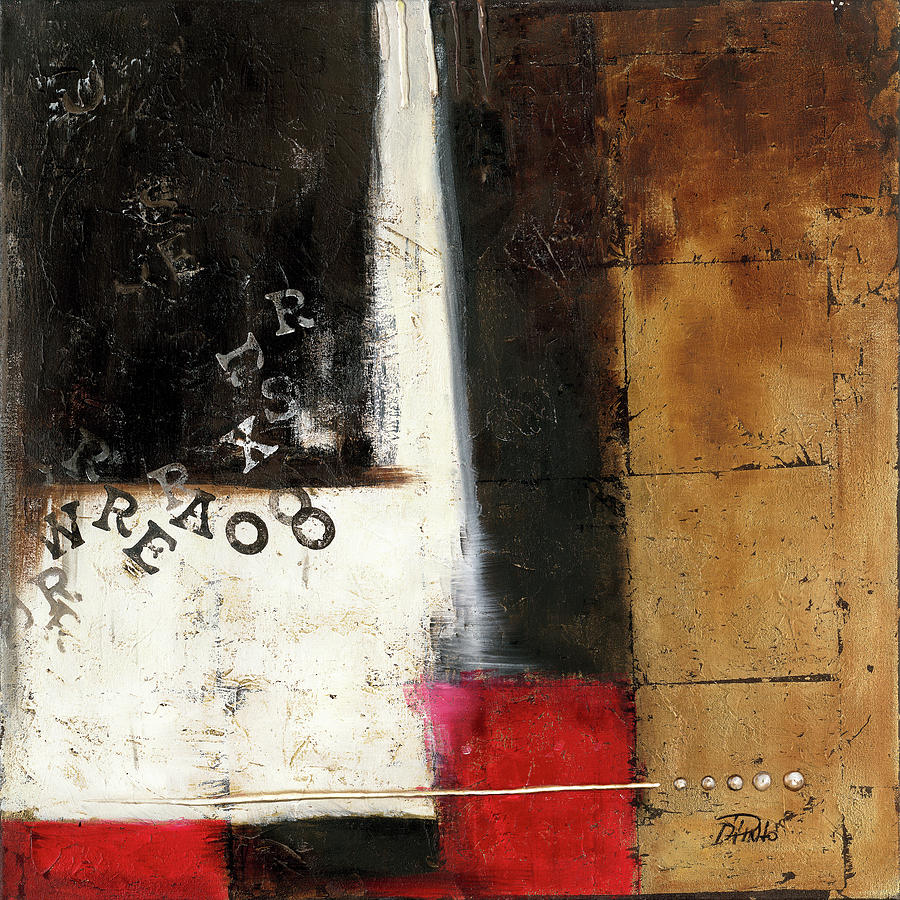 Red Contemporary Iv Painting by Patricia Pinto Red Contemporary Iv Painting by Patricia Pinto