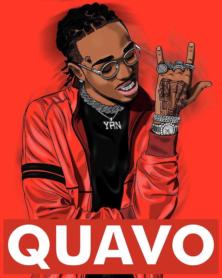 Red Cool Quavo Digital Art by Henrylourdess - Pixels