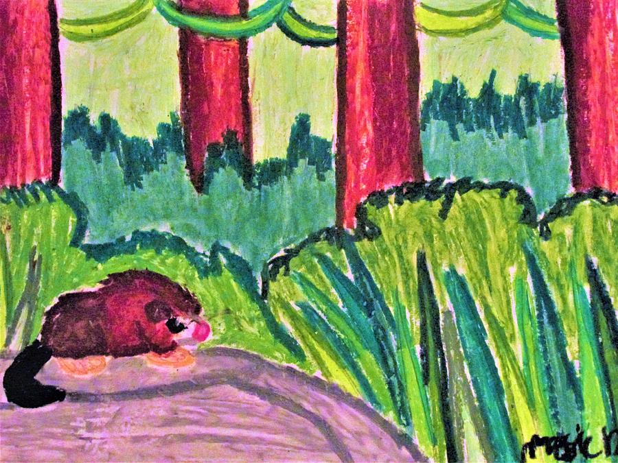 Forkortelse Konkurrere Gå igennem Red-Crested Tree Rat Pastel by Maggie Russell - Pixels