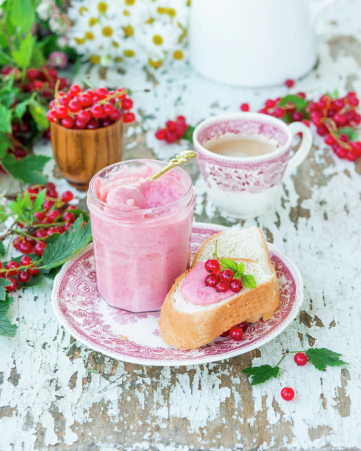 Red Currant Curd Photograph by Irina Meliukh