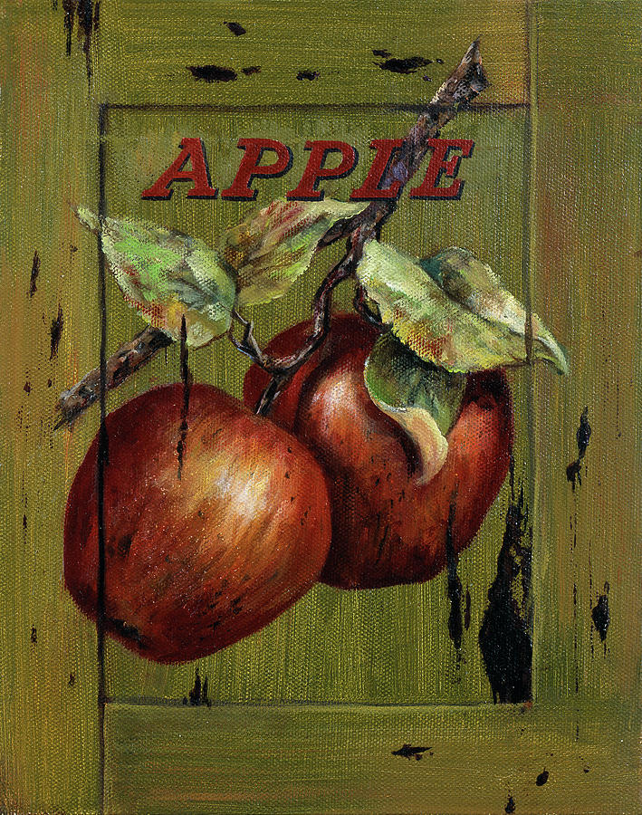 Red Delicious Apples Painting by Lynne Pittard