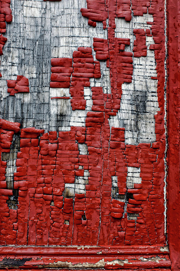 Red Door - Abstract Photograph by Nikolyn McDonald
