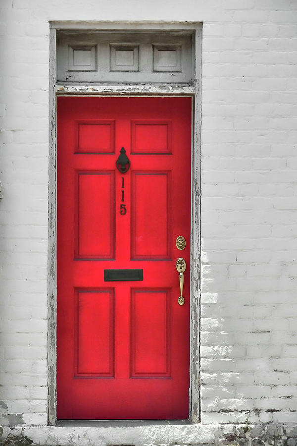 Red Door Photograph by JAMART Photography