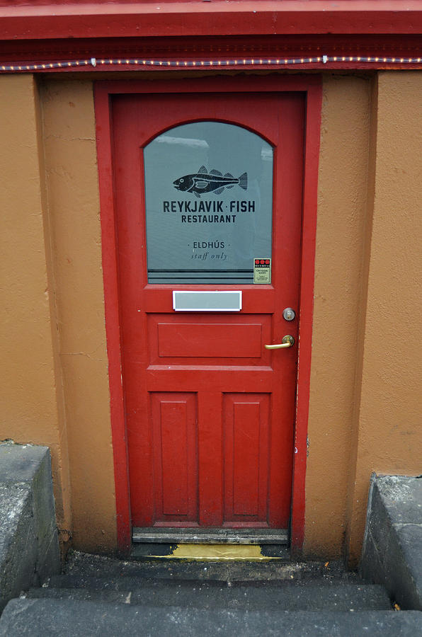 Red Door Reykjavik Fish Restaurant Iceland Photograph by Shawn OBrien