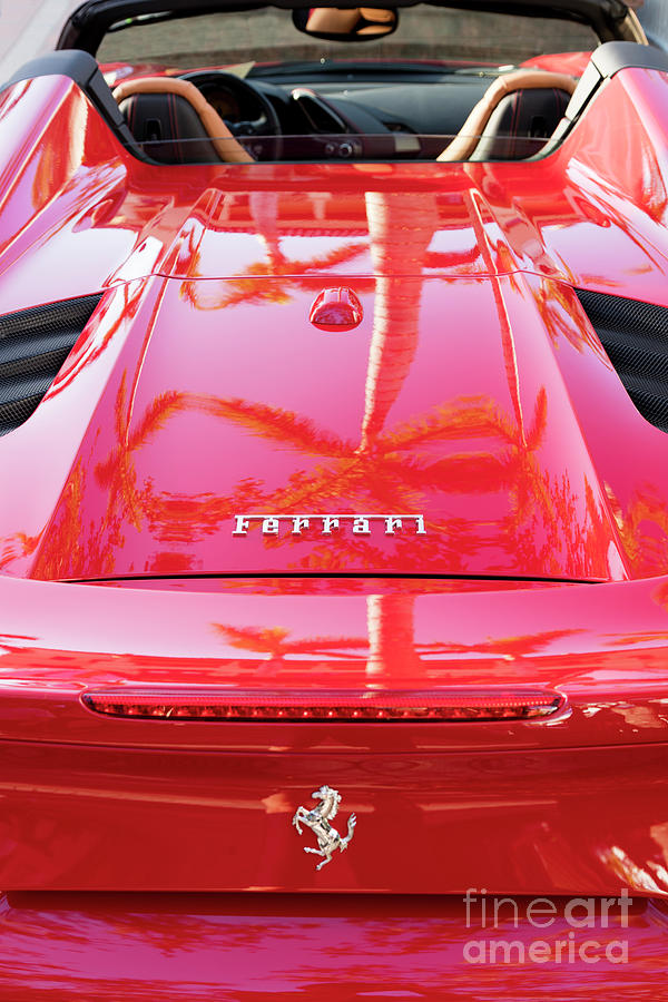 Red Ferrari II Photograph by Brian Jannsen