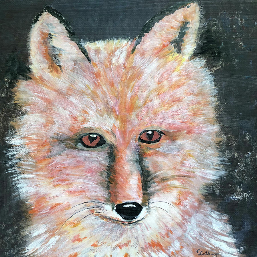 Red Fox 2 Painting by Christine Lathrop