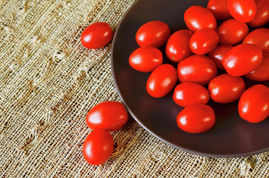 Red Grape Tomatoes Photograph by Natalia Ganelin