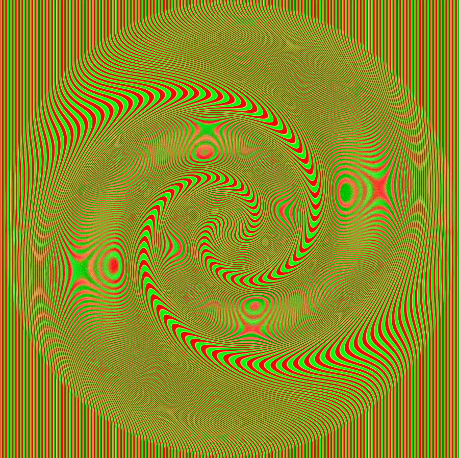 Red Green Swirl Digital Art by Ric Bascobert