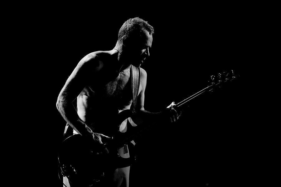 Red Hot Chili Peppers Perform At O2 Photograph by Neil Lupin