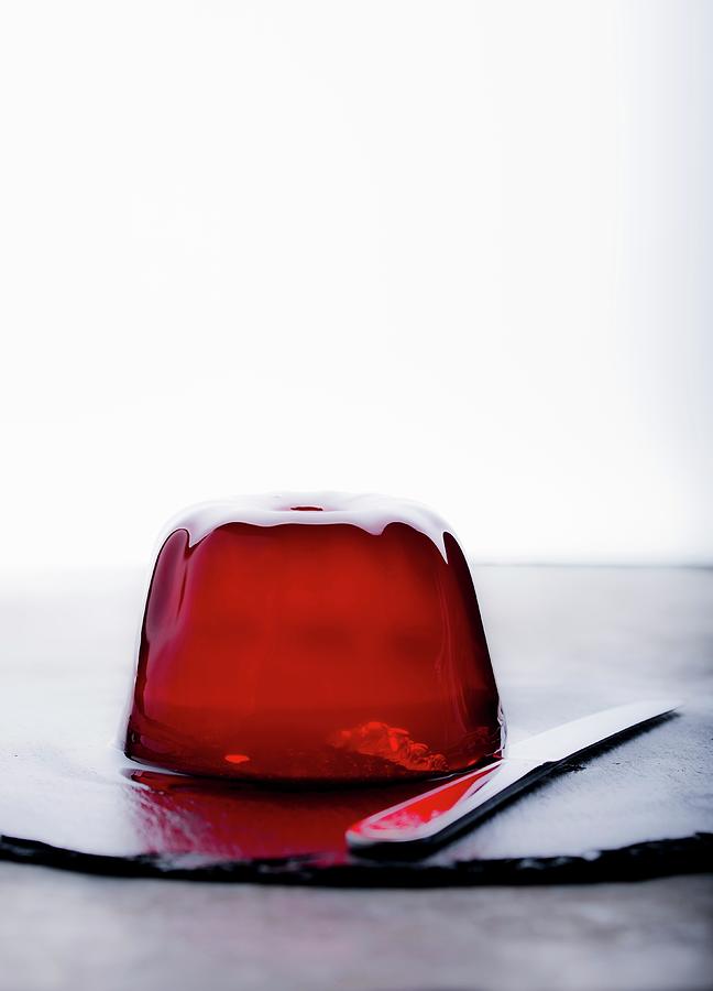 Red Jelly Photograph by Dorota Indycka